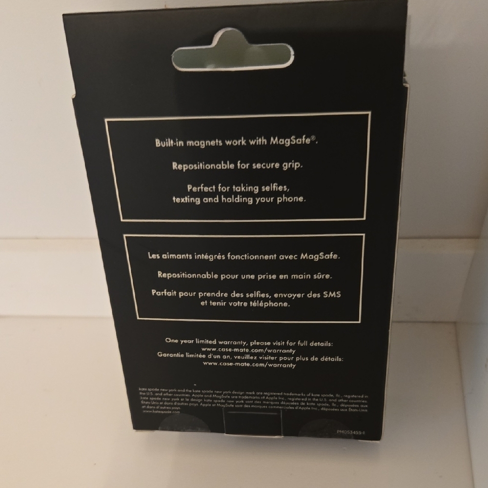 Kate Spade Red Magnetic Loop Grip New - Picture 2 of 3